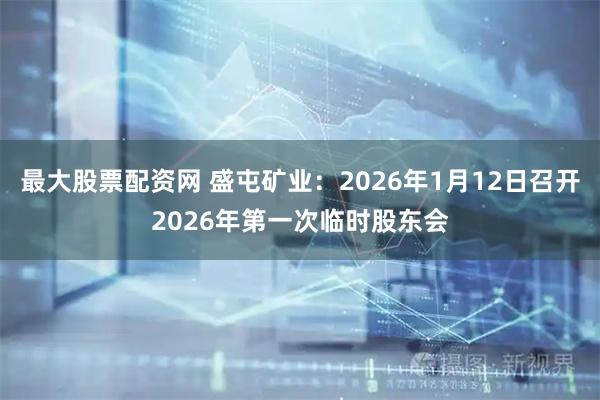 最大股票配资网 盛屯矿业：2026年1月12日召开2026年第一次临时股东会